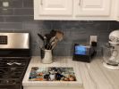 NEW Corgi Fall Kitchen Pumpkins Glass Cutting Board Decorative Tempered Glass Kitchen Cutting and Serving Board Large Size Chopping Board