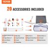 VEVOR Steam Cleaner for Home Use, Portable Steam Cleaner with 45oz Tank, 20 Accessories and 16.4ft Power Cord, Steamer for Deep Cleaning Floors