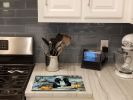 NEW Japanese Chin Fall Kitchen Pumpkins Glass Cutting Board Decorative Tempered Glass Kitchen Cutting and Serving Board Large Size Chopping Board