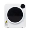 Electric Compact Laundry Clothes Dryer, 13.2Ibs 6kg Tumble Dryer with Stainless Steel Tub, Easy Control Panel with LED display for Variety Drying Mode