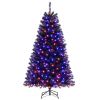 6/7/8 Feet Artificial Christmas Tree with 6 Lighting Modes and Spooky Sounds