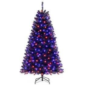 6/7/8 Feet Artificial Christmas Tree with 6 Lighting Modes and Spooky Sounds (size: 6 ft)