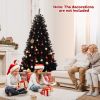 6/7/8 Feet Artificial Christmas Tree with 6 Lighting Modes and Spooky Sounds