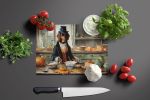 NEW Irish Setter Fall Kitchen Pumpkins Glass Cutting Board Decorative Tempered Glass Kitchen Cutting and Serving Board Large Size Chopping Board