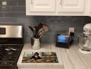 NEW Irish Setter Fall Kitchen Pumpkins Glass Cutting Board Decorative Tempered Glass Kitchen Cutting and Serving Board Large Size Chopping Board